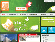 Tablet Screenshot of foiredalencon.com